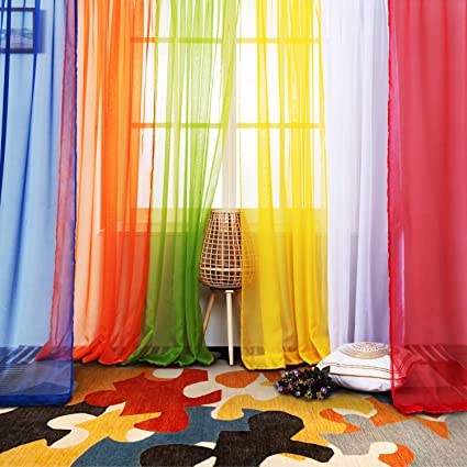 vibrant curtains