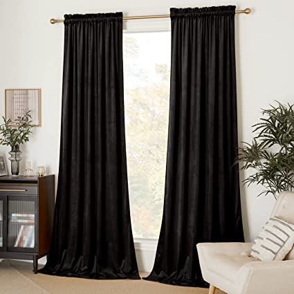 Black Velvet Curtains