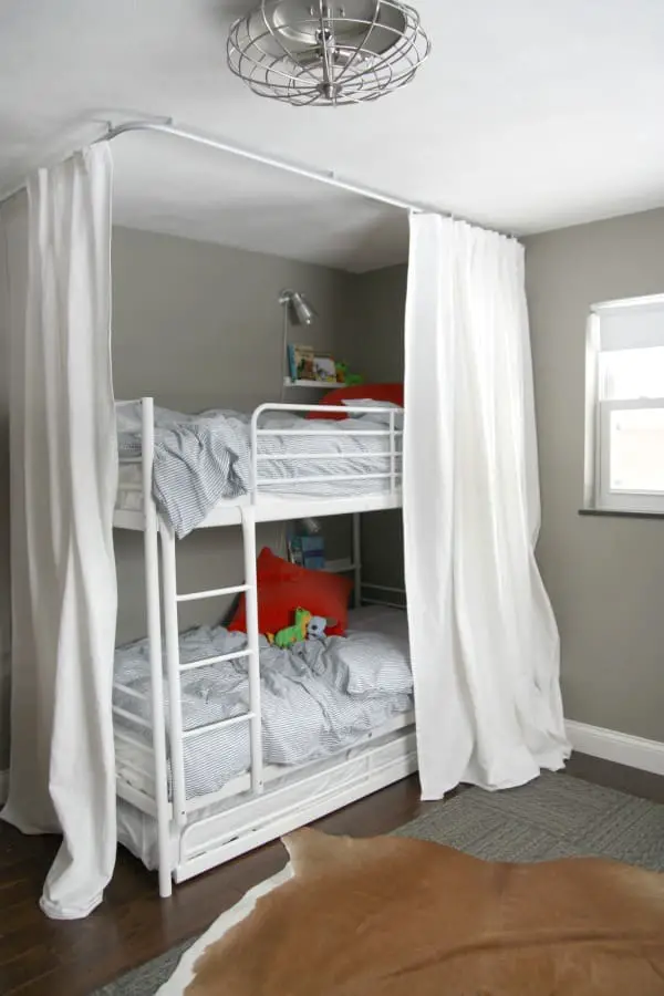 how-to-put-curtains-on-bunk-beds