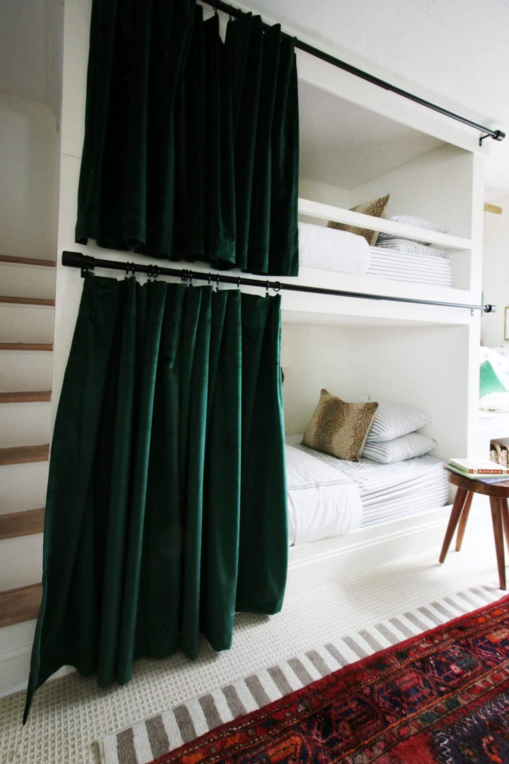how-to-put-curtains-on-a-loft-bed