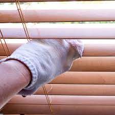 how-to-clean-blinds-with-a-sock